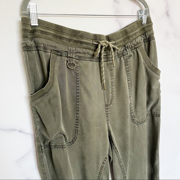 Anthropologie Pilcro Mallory Green Jogger Pants - Picture 8 of 13